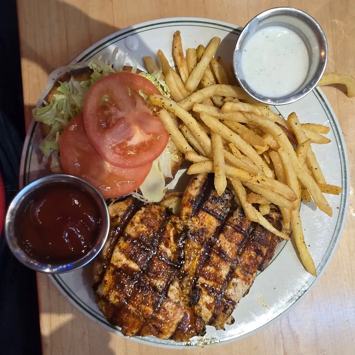 Grilled Cajun Chicken Sandwich