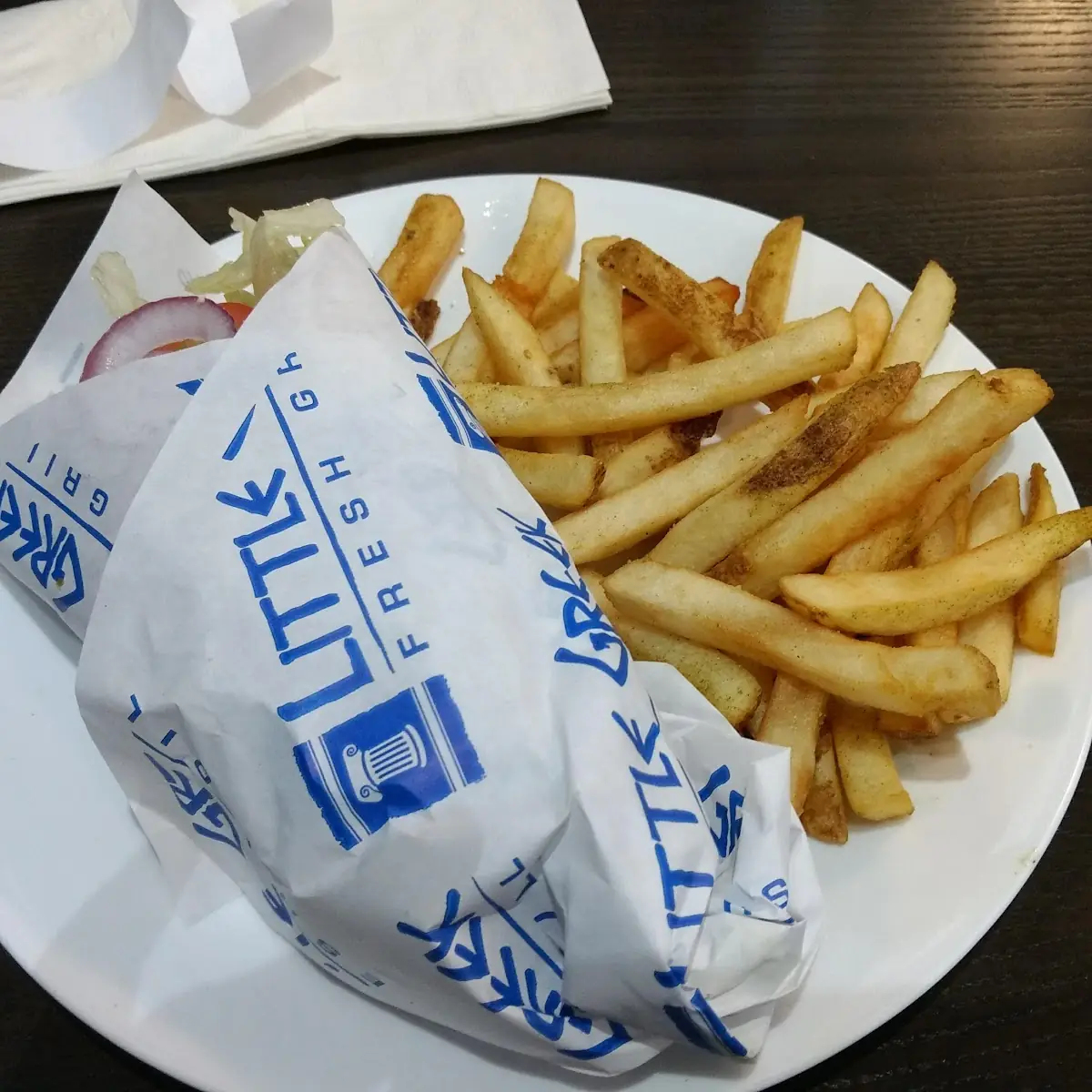 Gyro Sandwich with Fries