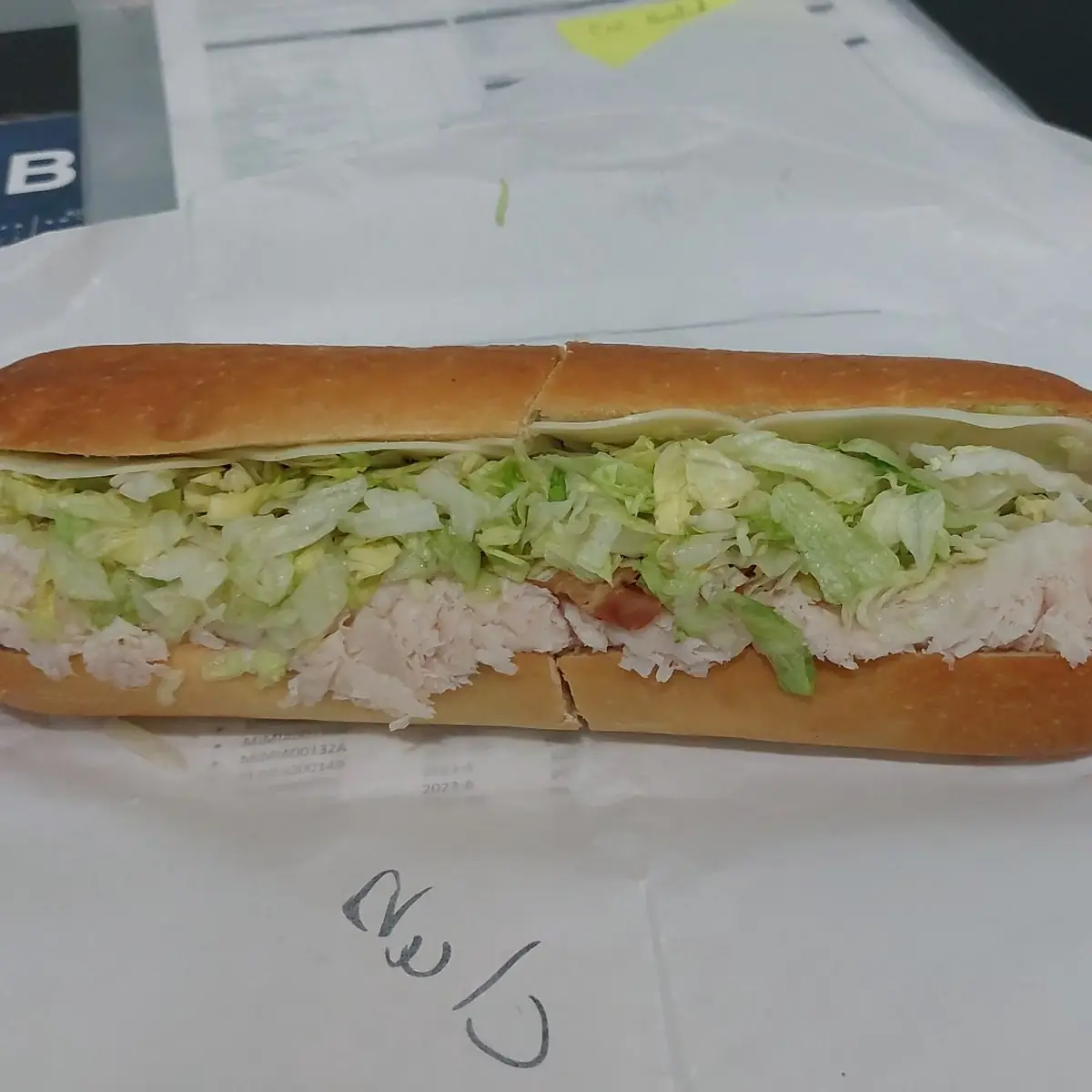 Turkey and Cheese Sandwich