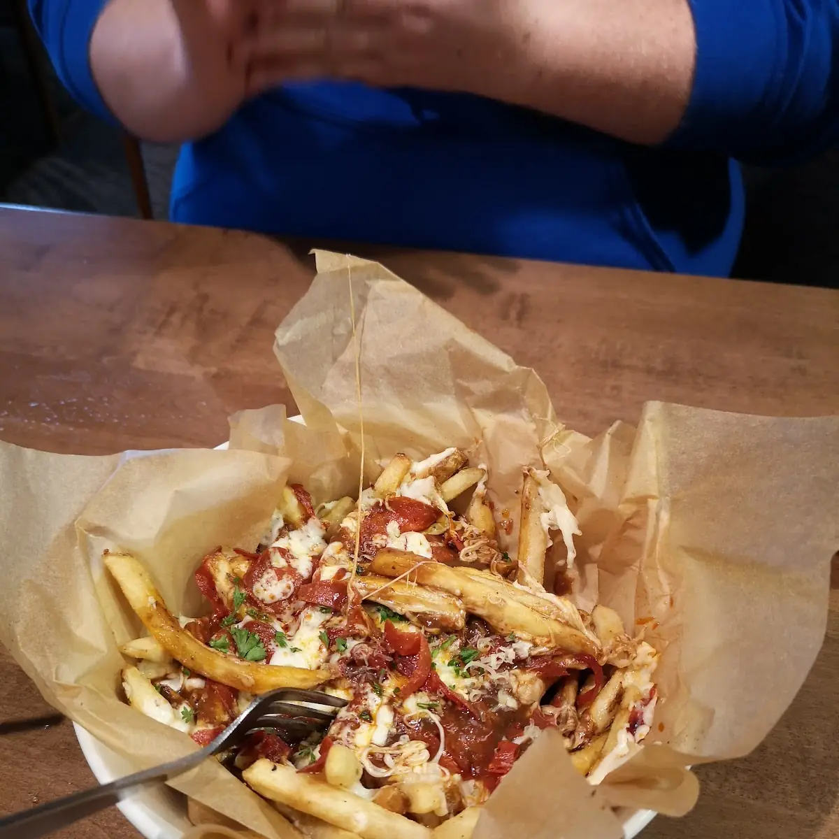 Pizza Poutine, Boston Pizza