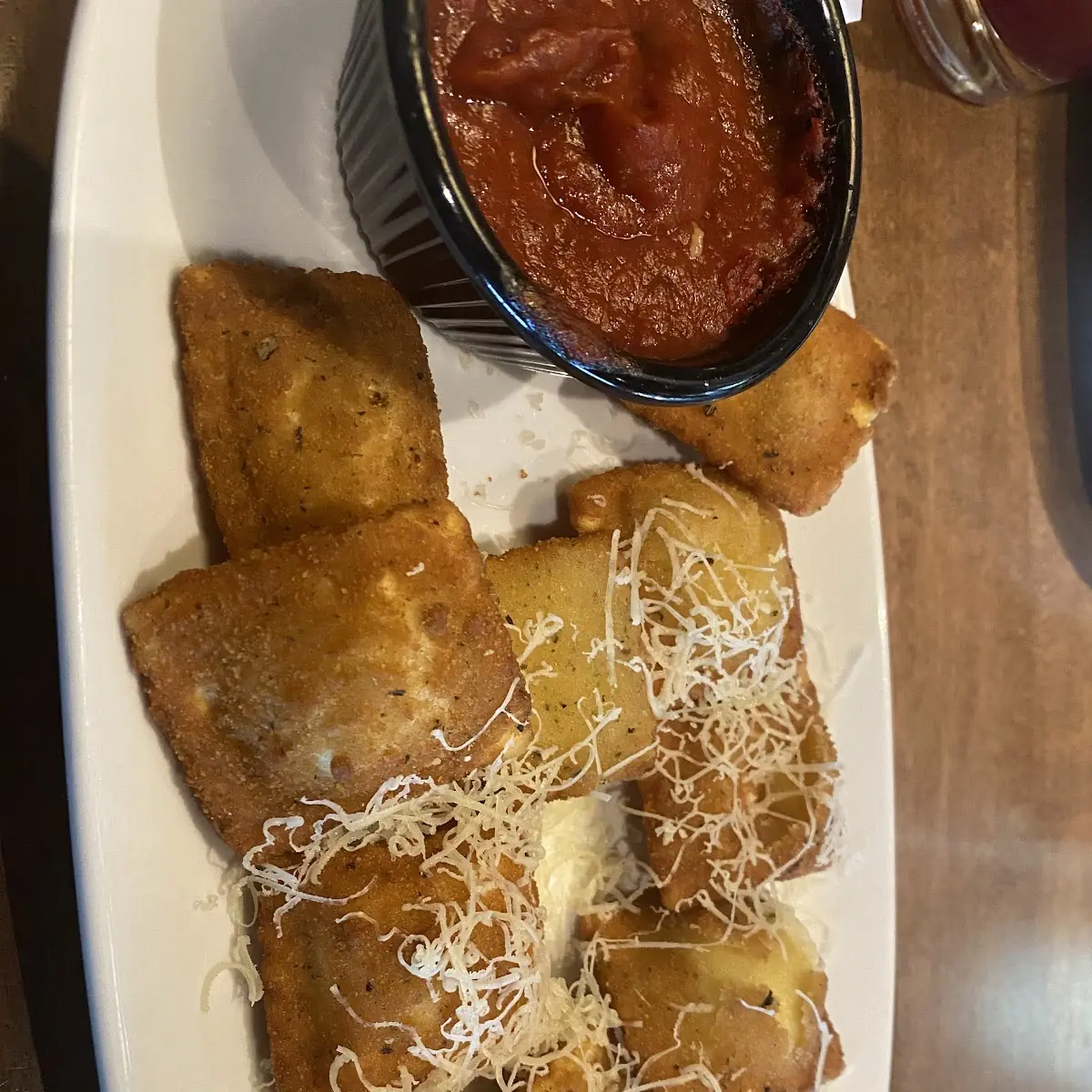 Ravioli with Half and Half Sauce, Boston Pizza