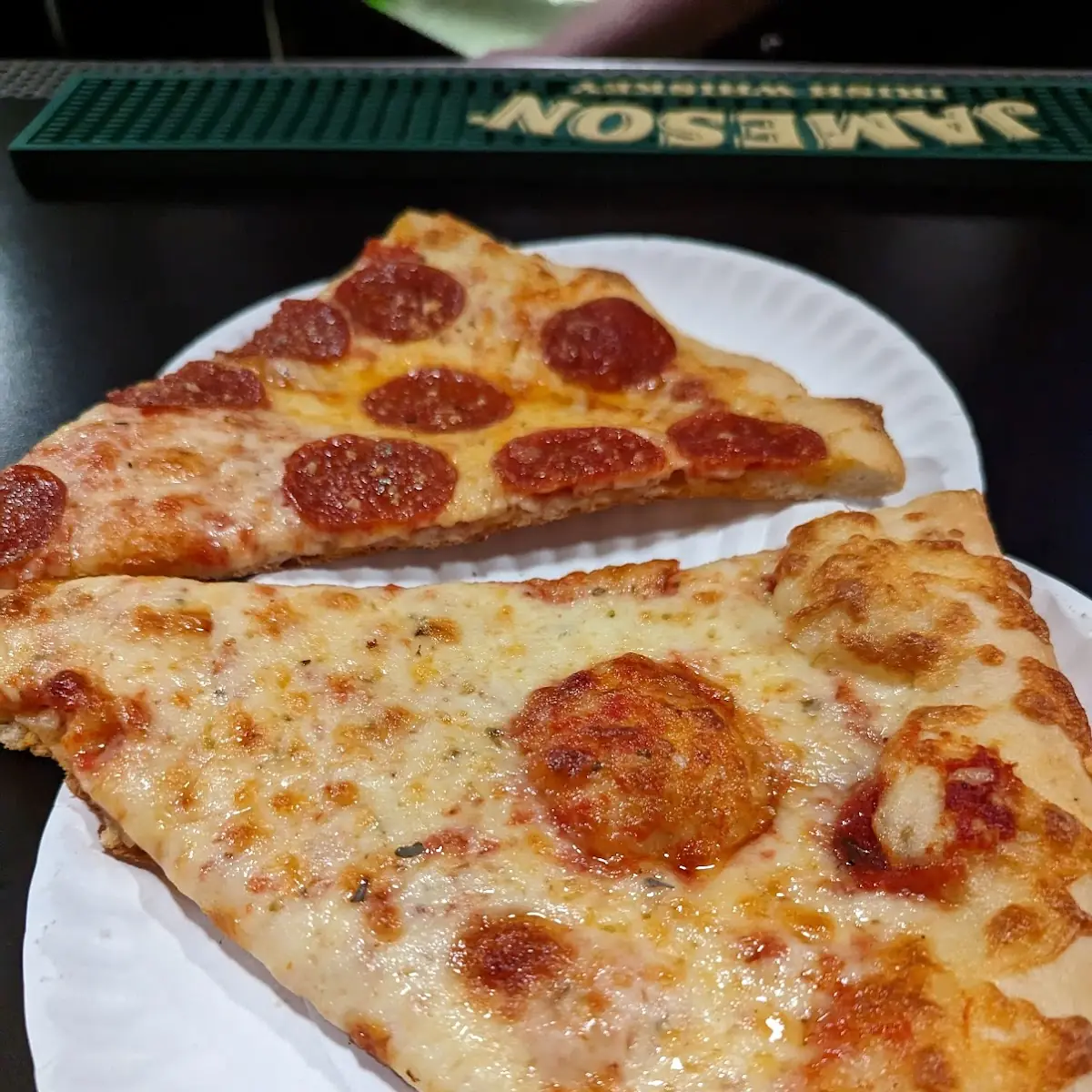 Pepperoni Pizza and Cheese Pizza