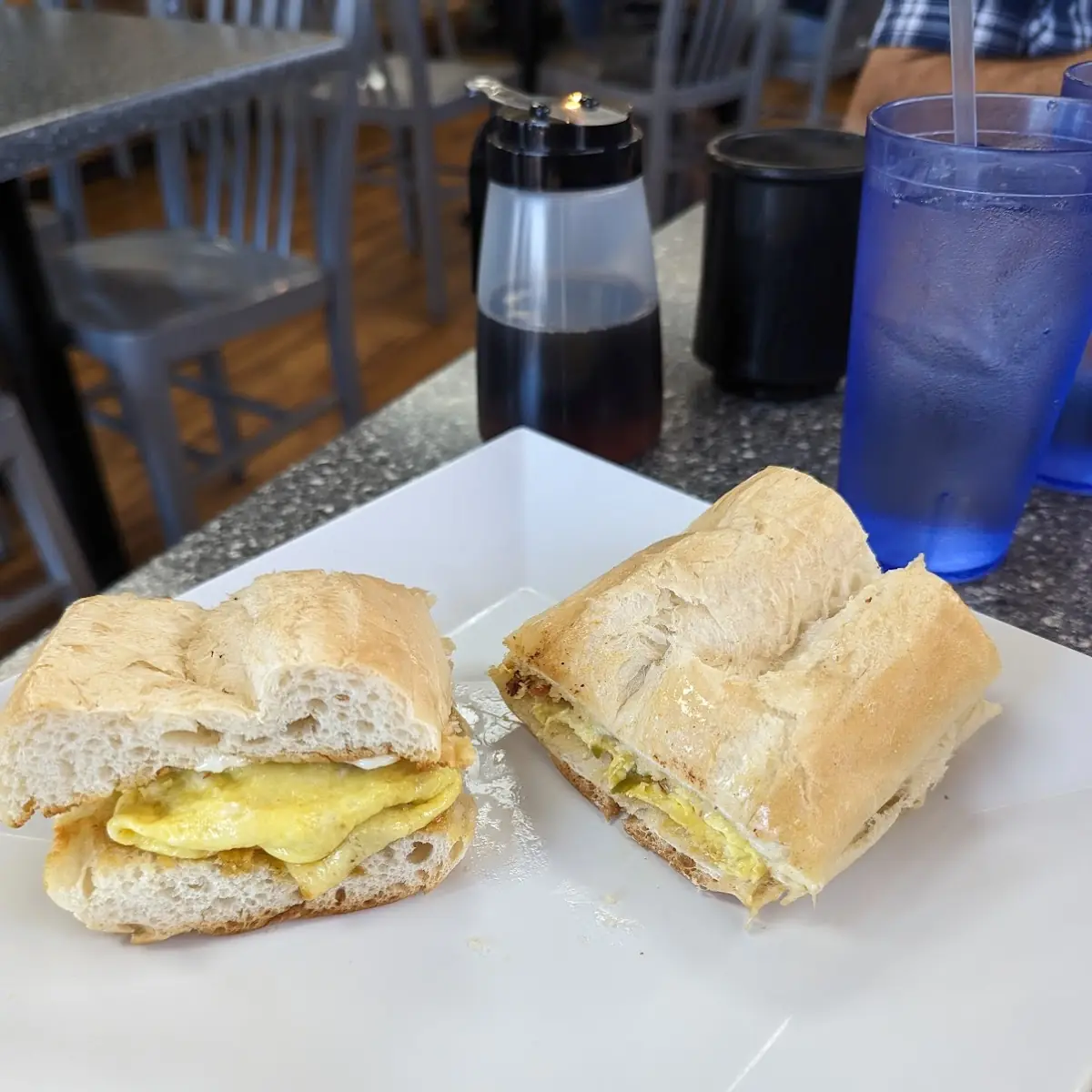 Breakfast Sandwich on Cuban Bread
