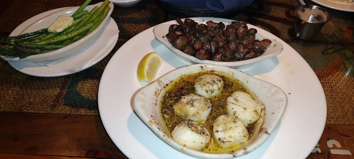 Scallops with Garlic Sauce