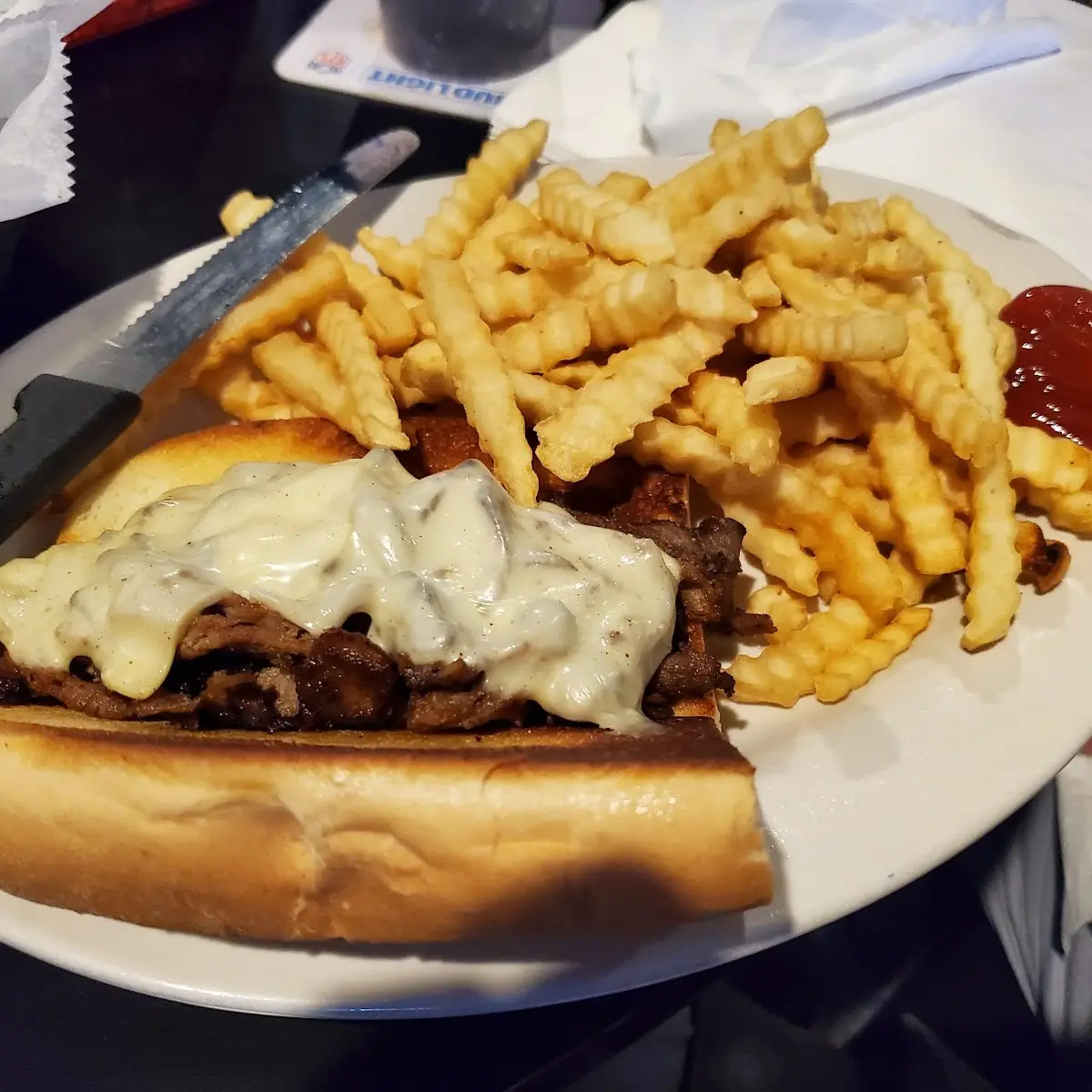 Philly Cheese Steak Sandwich