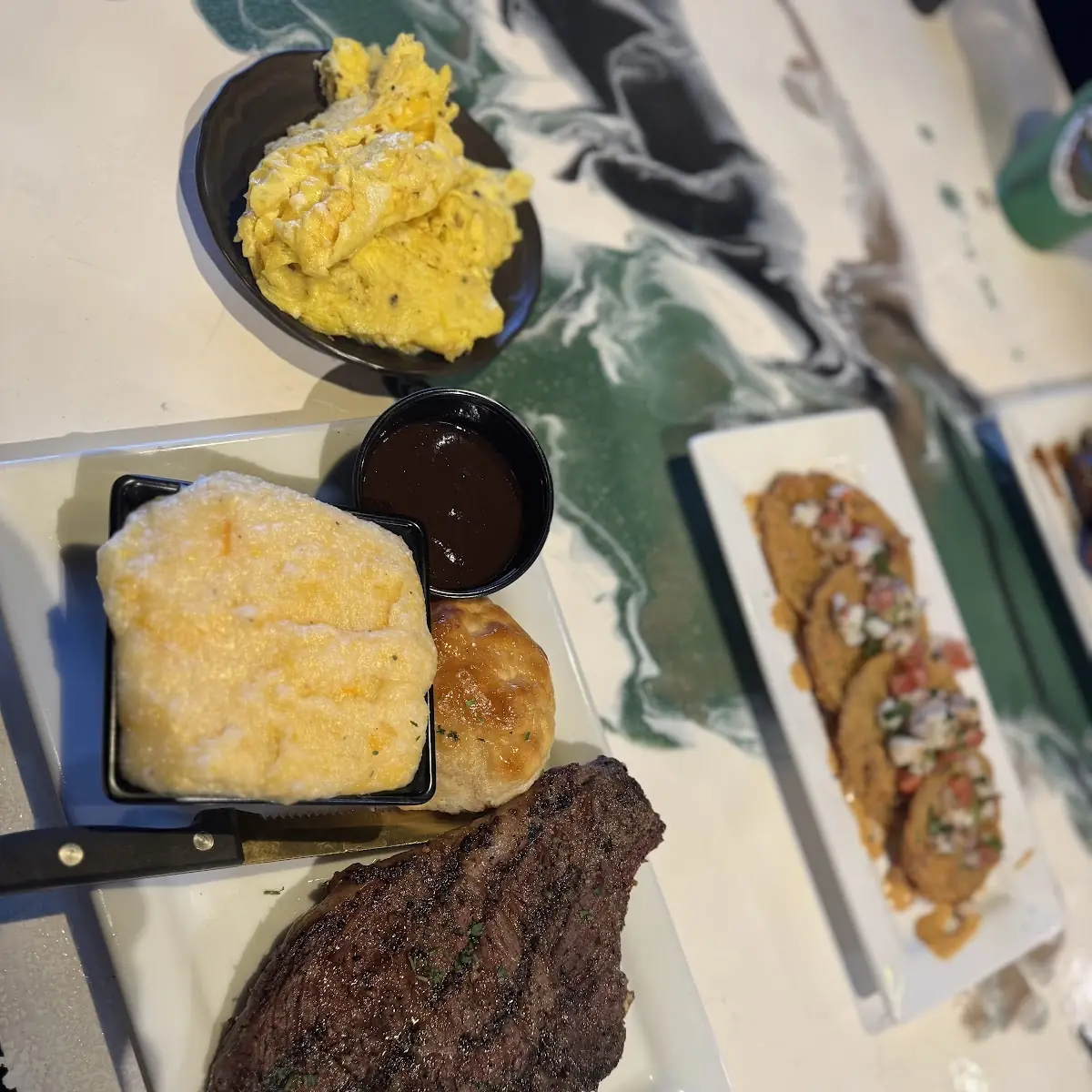 Da Biggie Smallz T-Bone Steak & Eggs