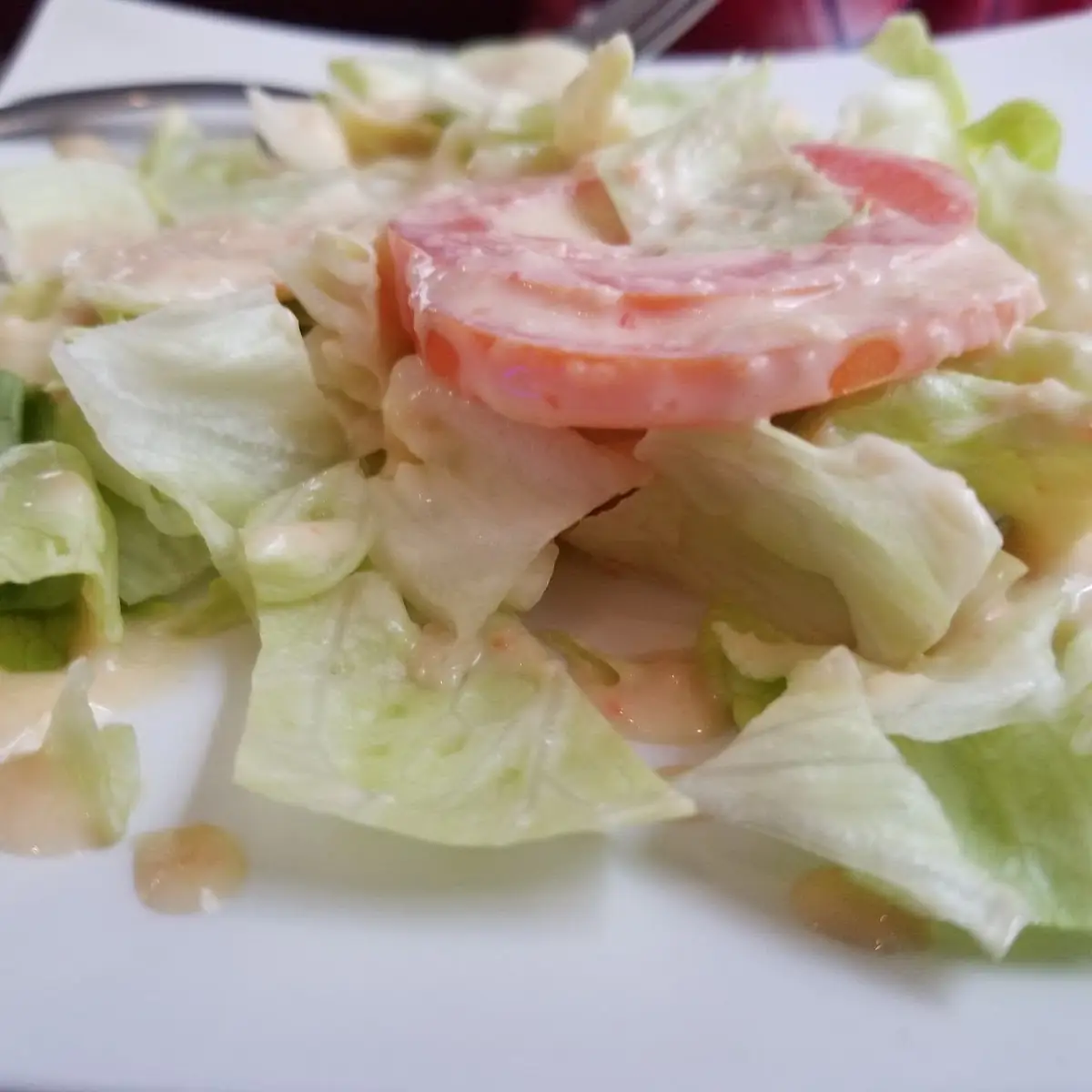 Salad w Ginger Dressing