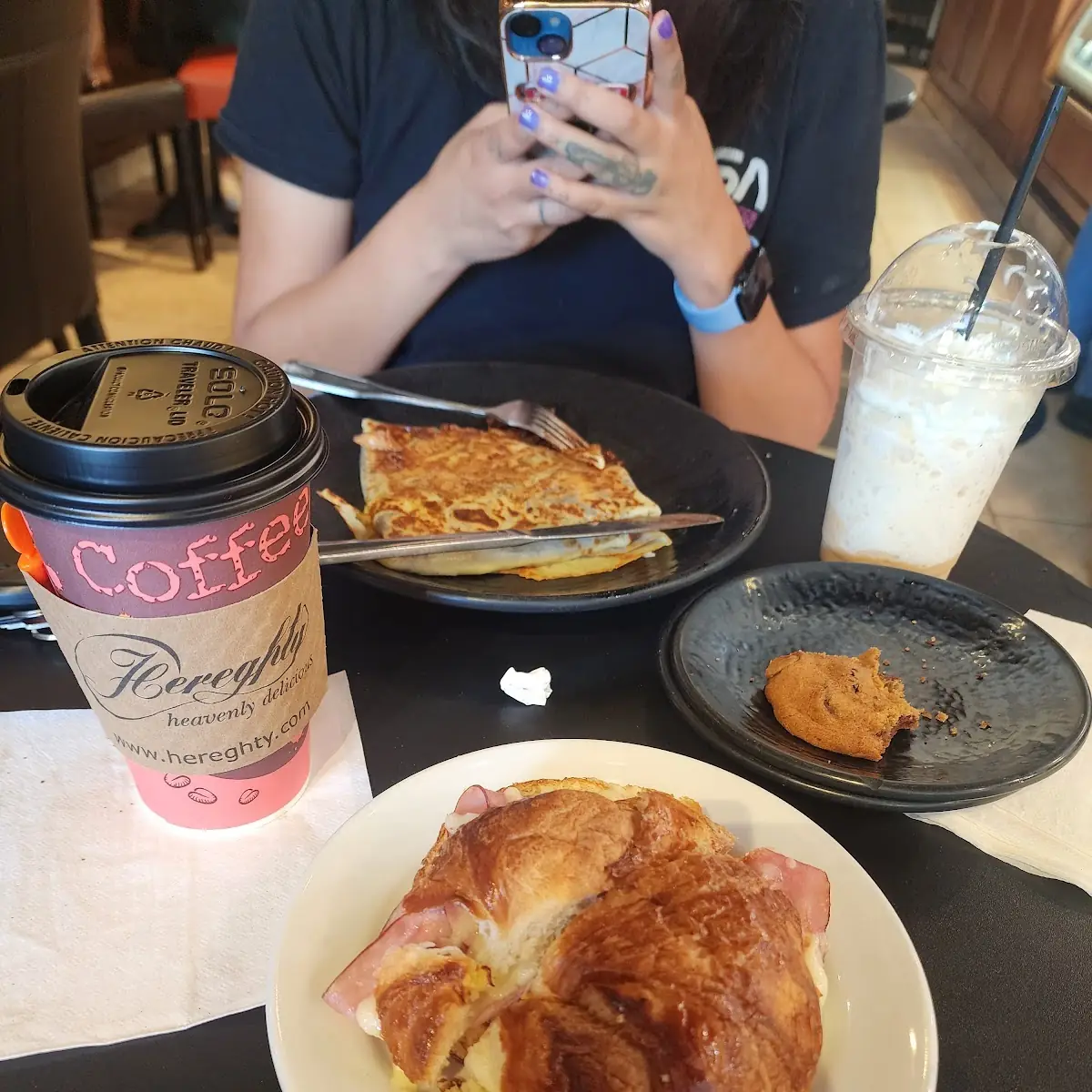 Ham and Swiss Croissant
