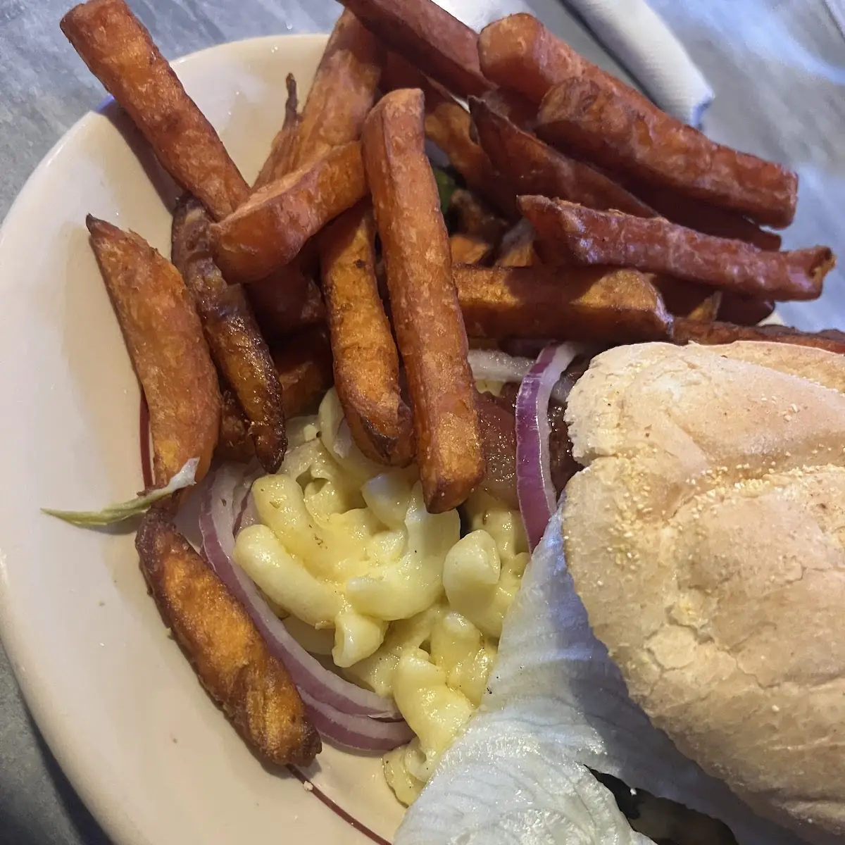 Mac and Cheese Burger