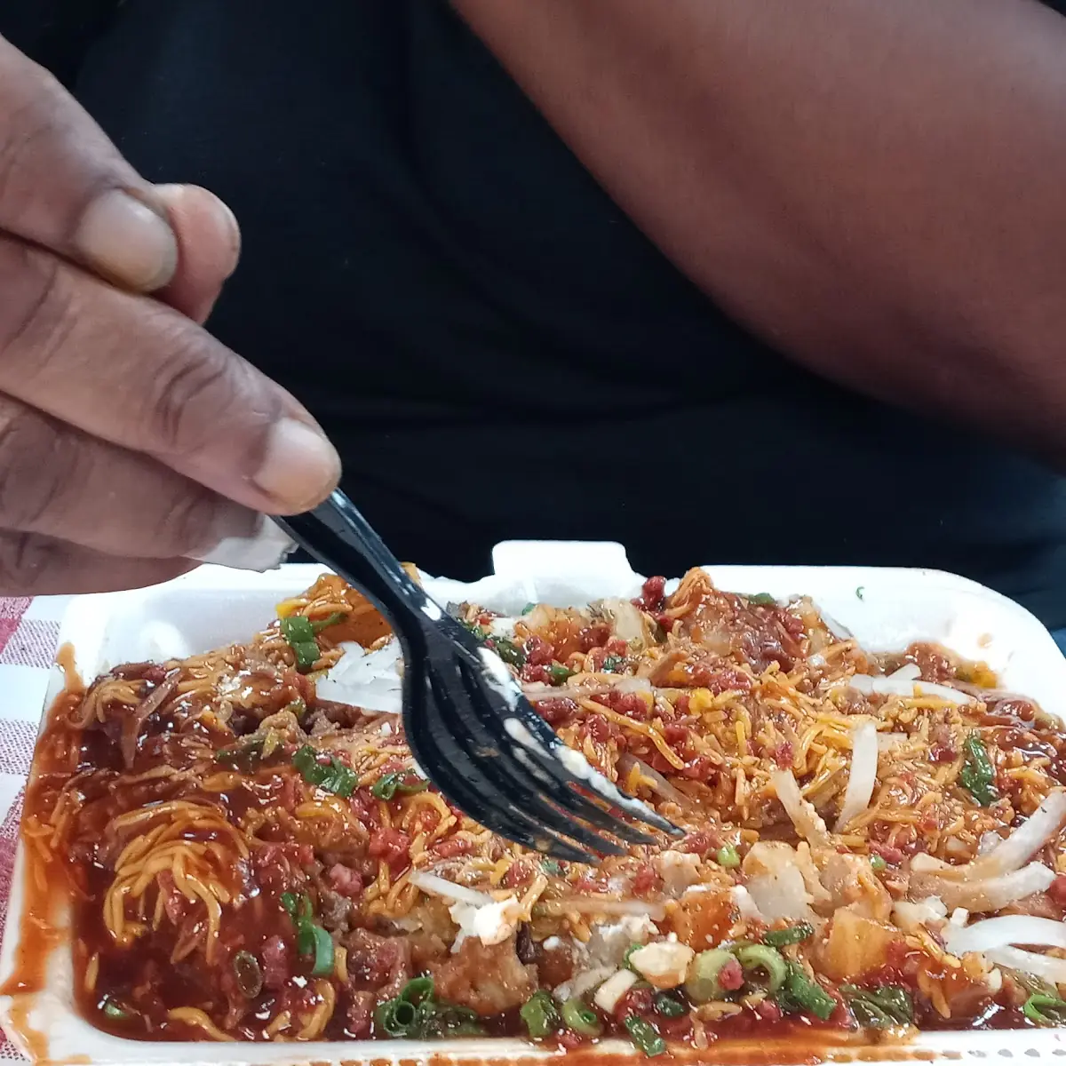 Chopped Beef Baked Potato Loaded