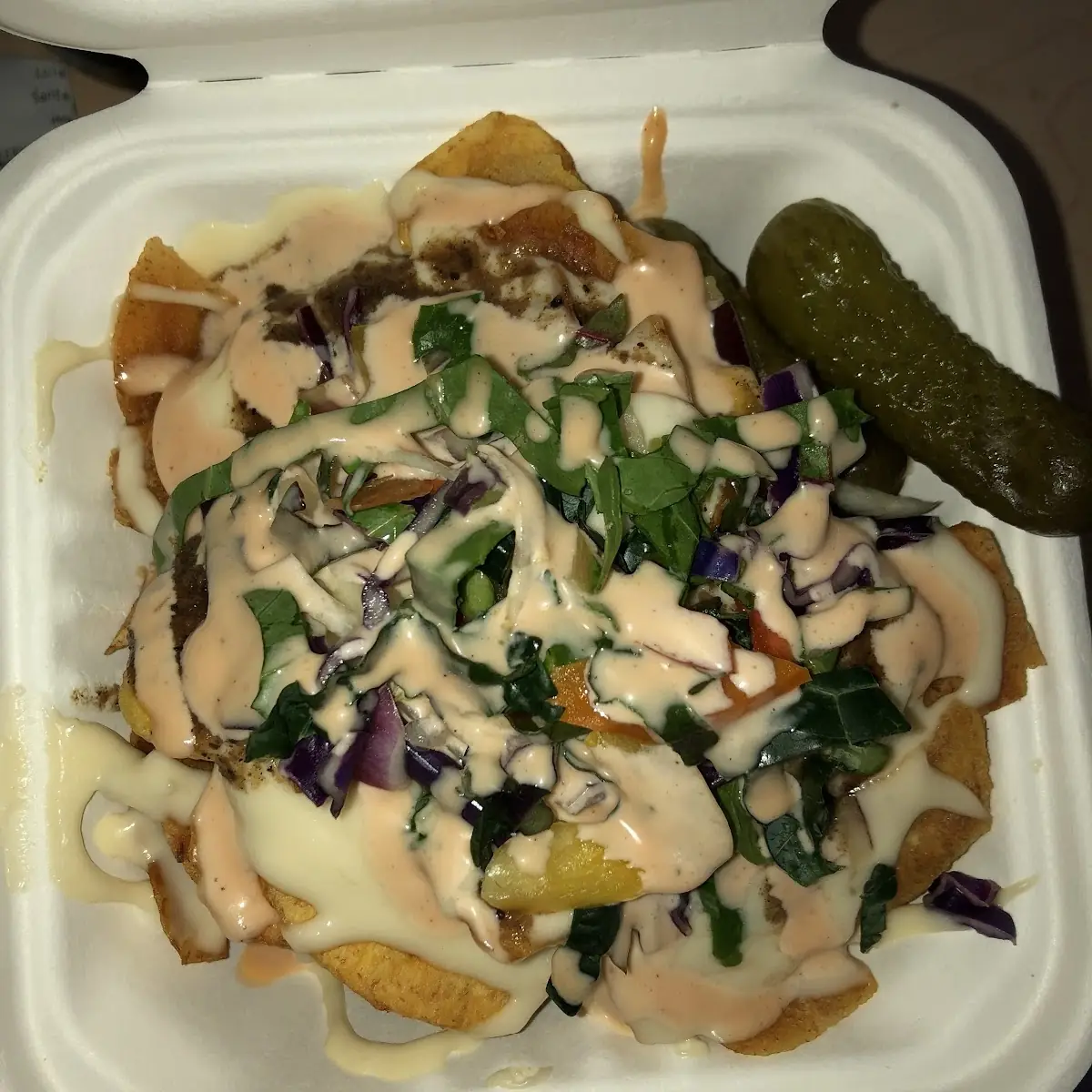 Plantain Chip Nachos