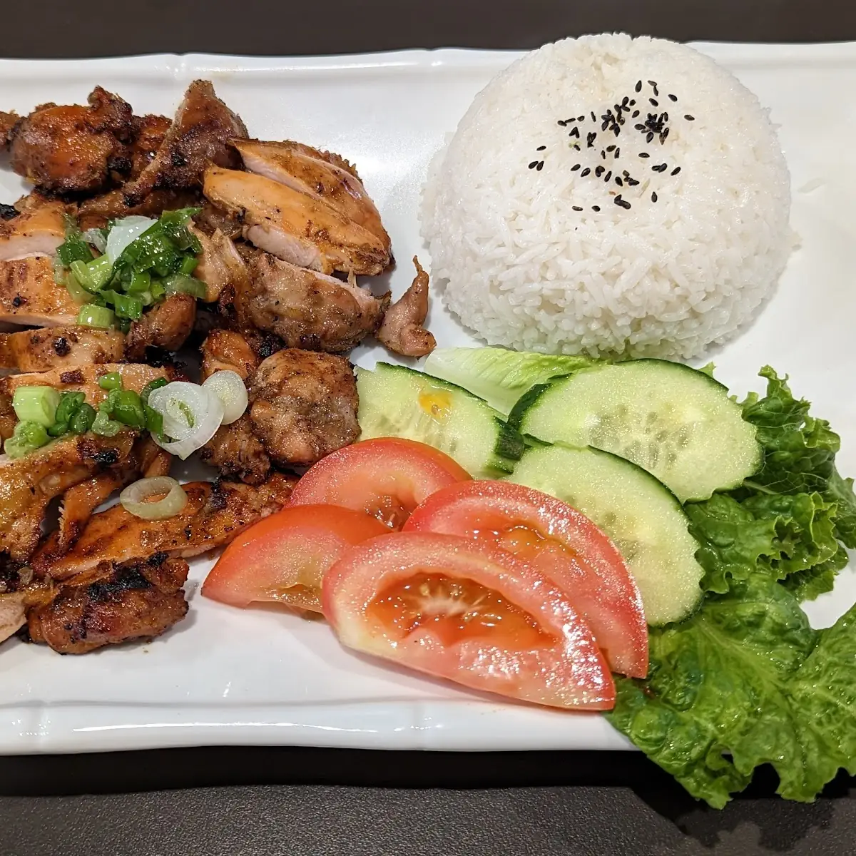 Chicken Rice Platter