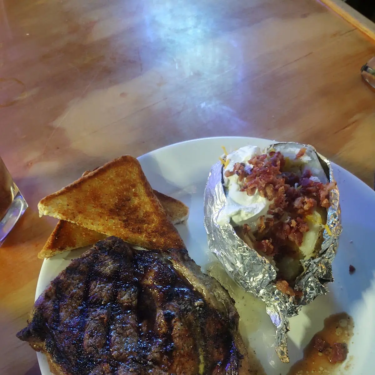 Ribeye Steak and Baked Potato