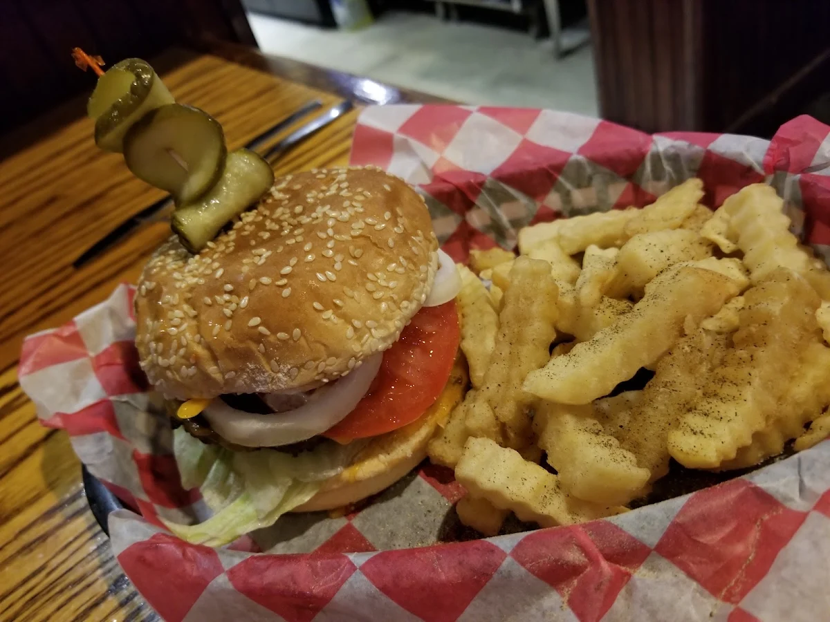 Burger and Fries