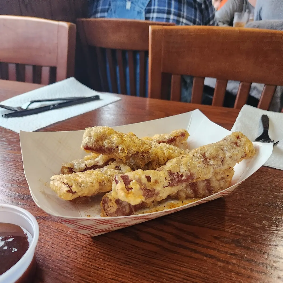 Fried Beer Battered Bacon