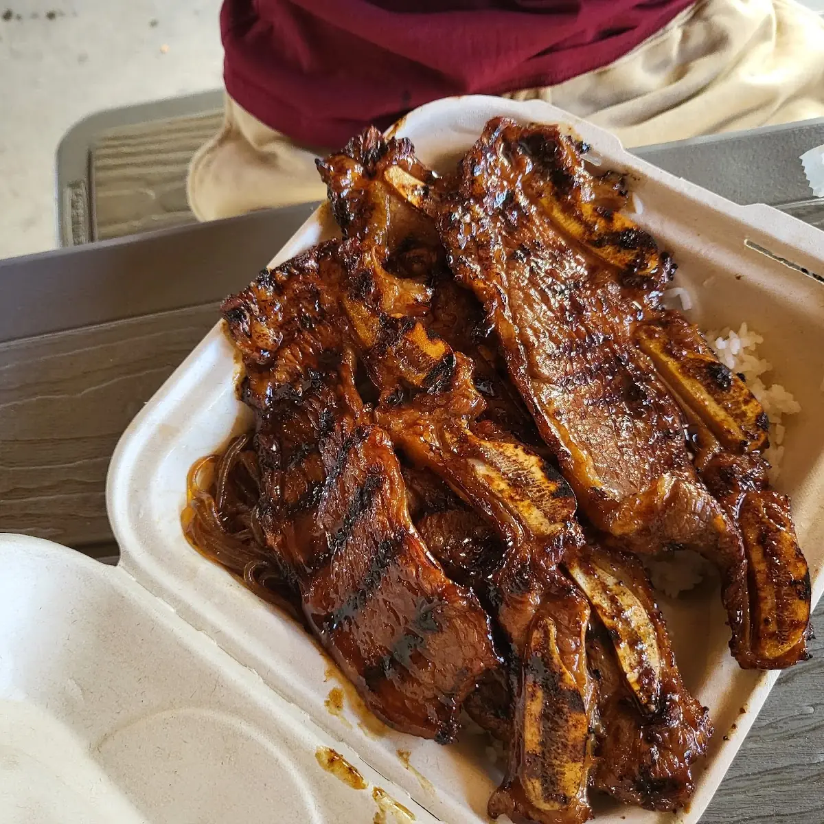 Grilled Beef Short Rib Plate