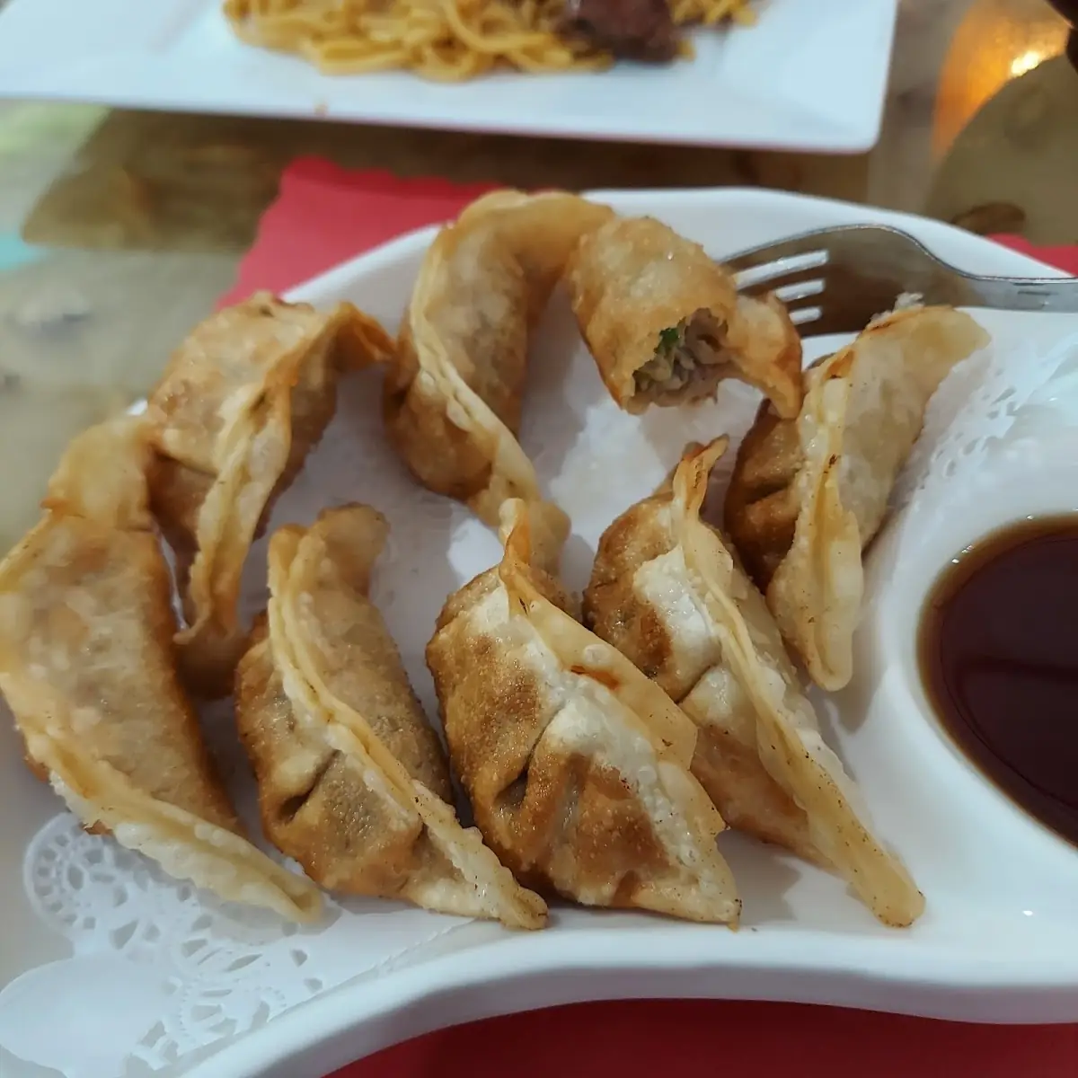 Gyoza Half Steamed Half Pan Fried Dumpling