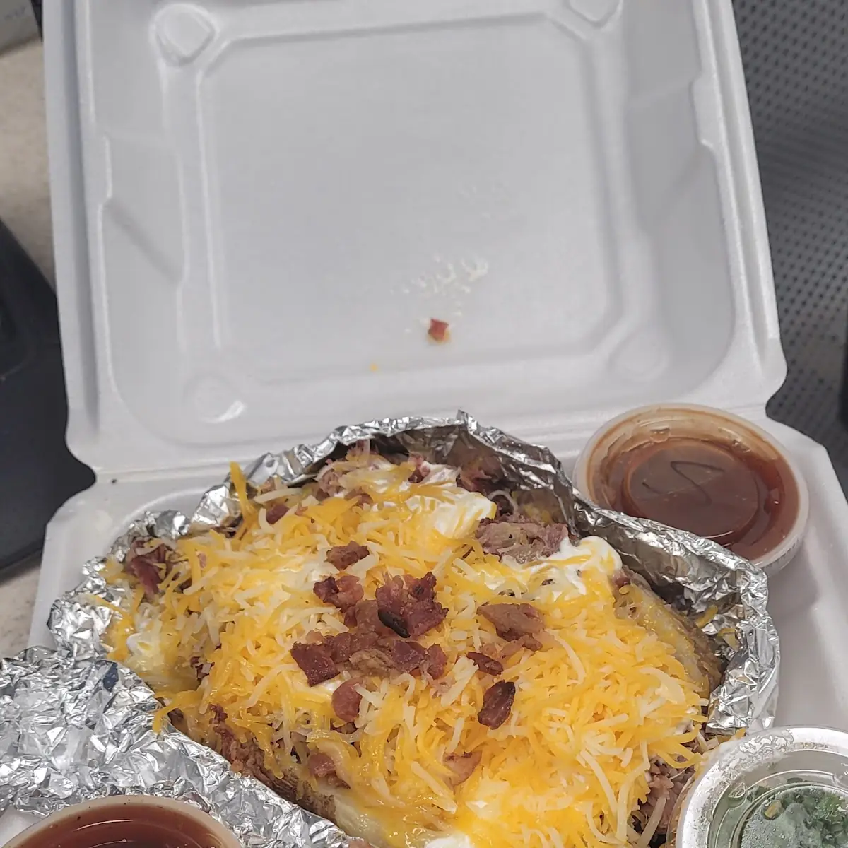 BBQ Brisket Baked Potato