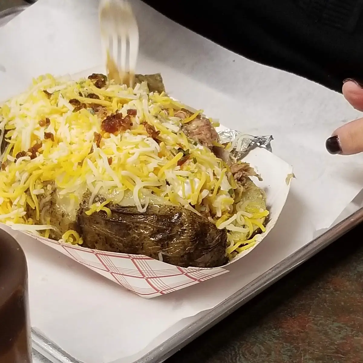 Pulled Pork Baked Potato