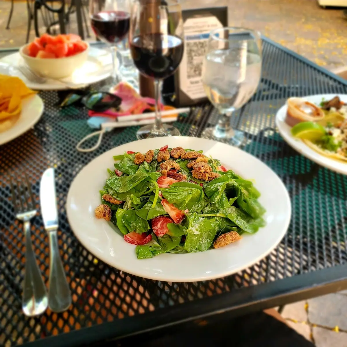 Strawberry Spinach Salad