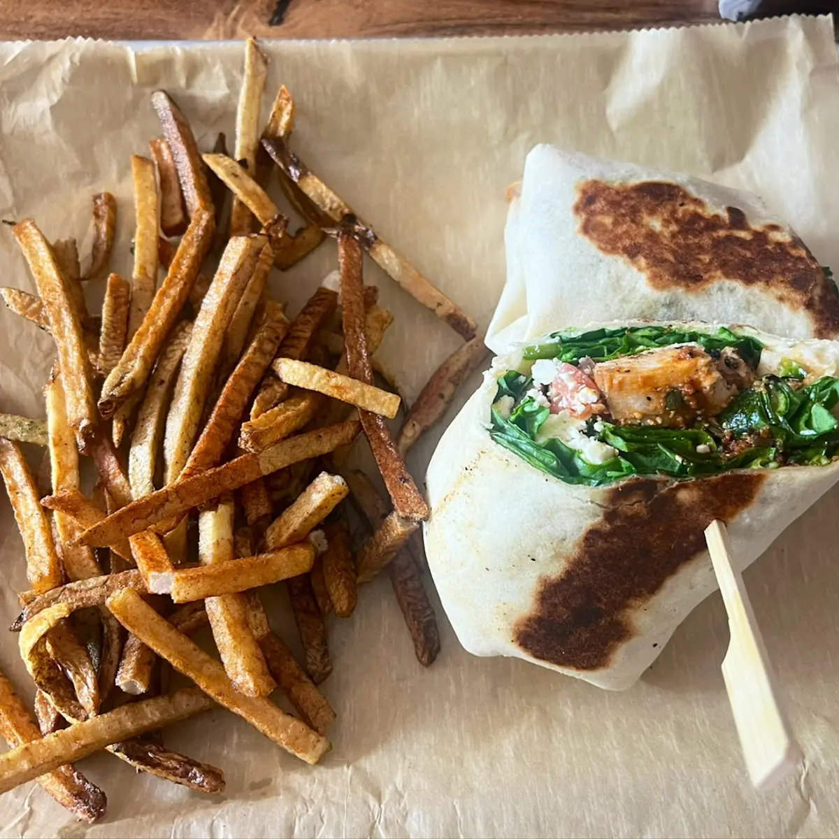 Mediterranean Chicken Wrap