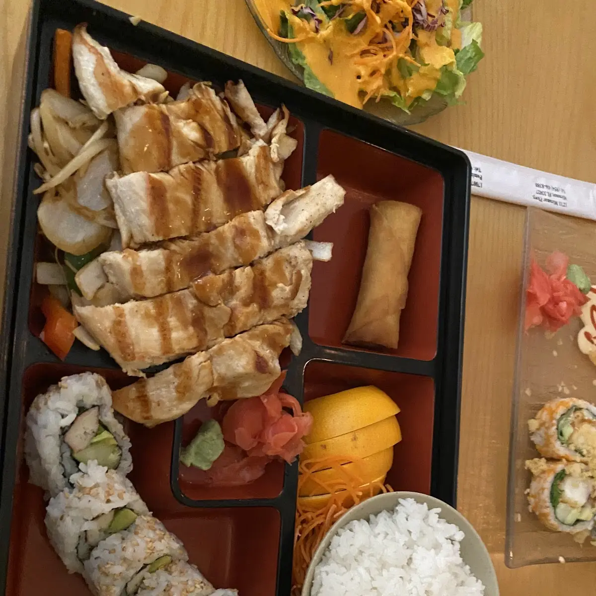 D Sushi Bento Box