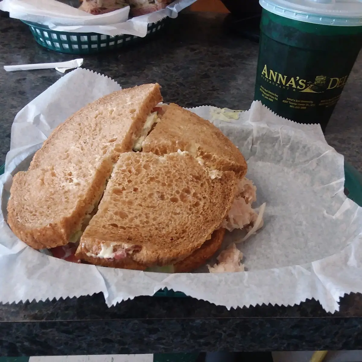 Turkey and Cheese Sandwich