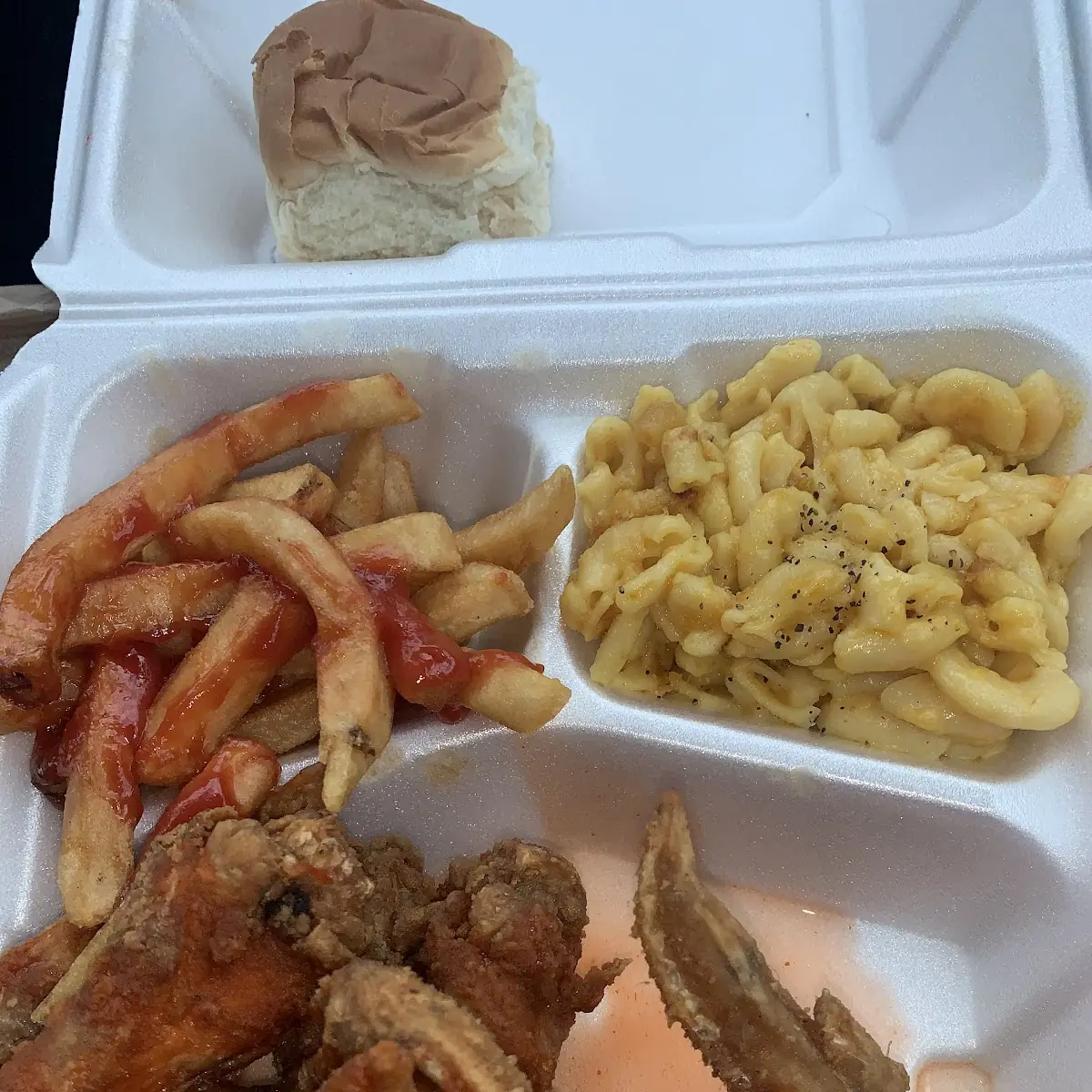 Fried Chicken Wings Dinner