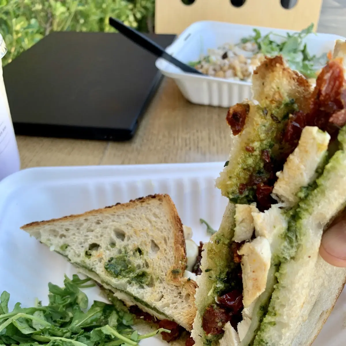 Walnut Pesto Sandwich