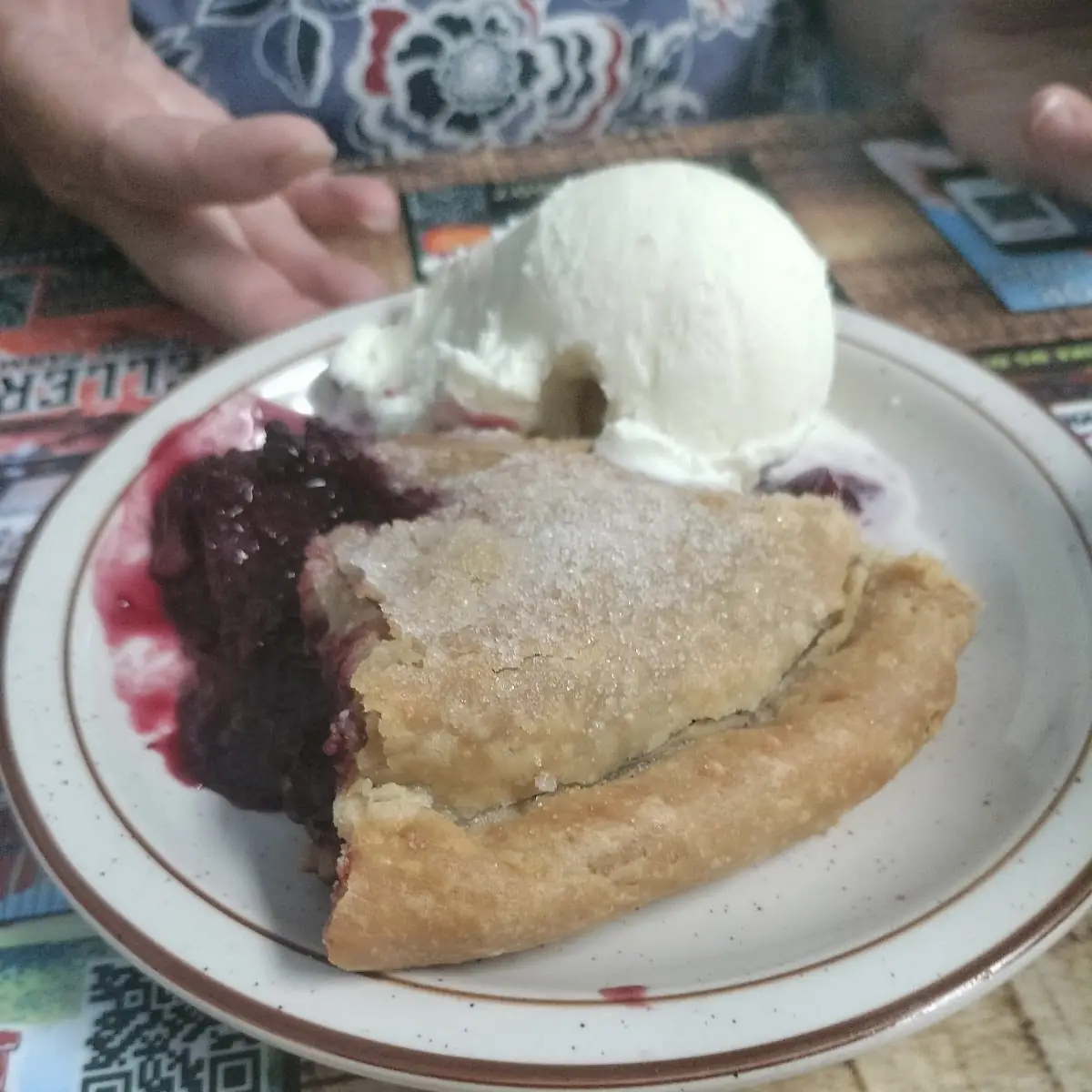 Berry Pie a La Mode