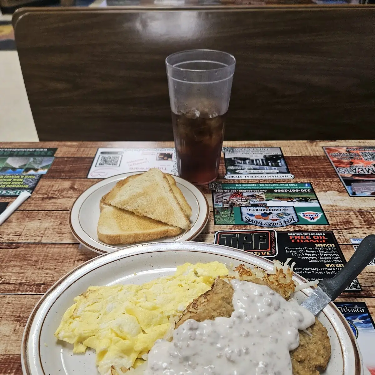 Country Fried Steak and Eggs