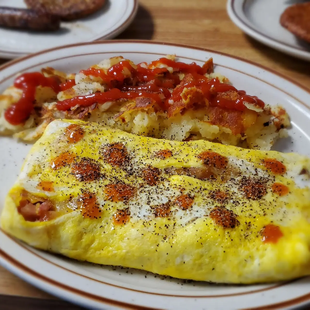 Meat Omelette