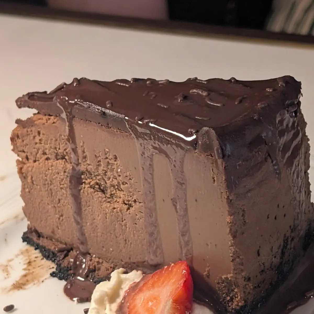 Chocolate Lava Cake with Strawberries