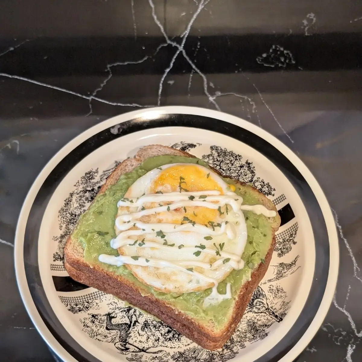Avocad Egg Toast, Java Express - White Rock