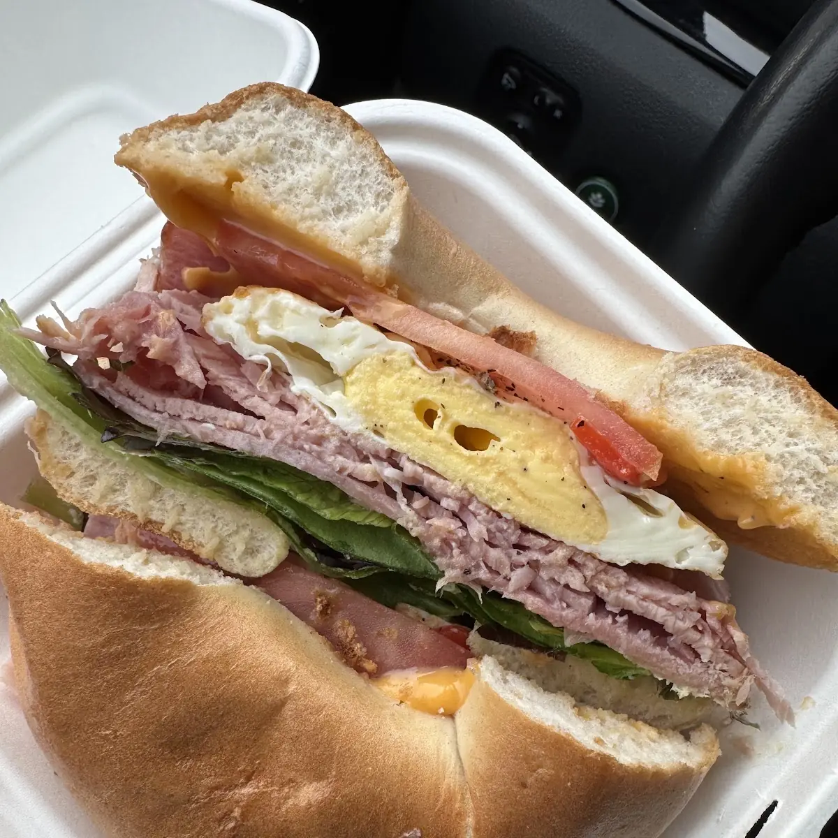 Breakfast Bagel, Java Express - White Rock