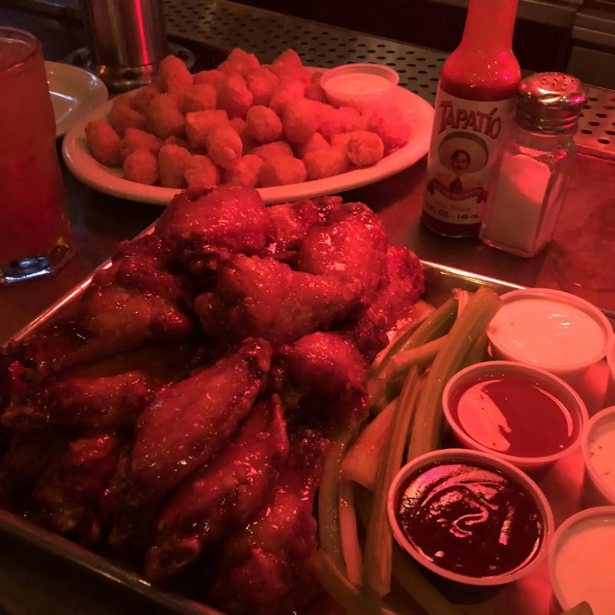 Mango Habanero Chicken Wings Dinner