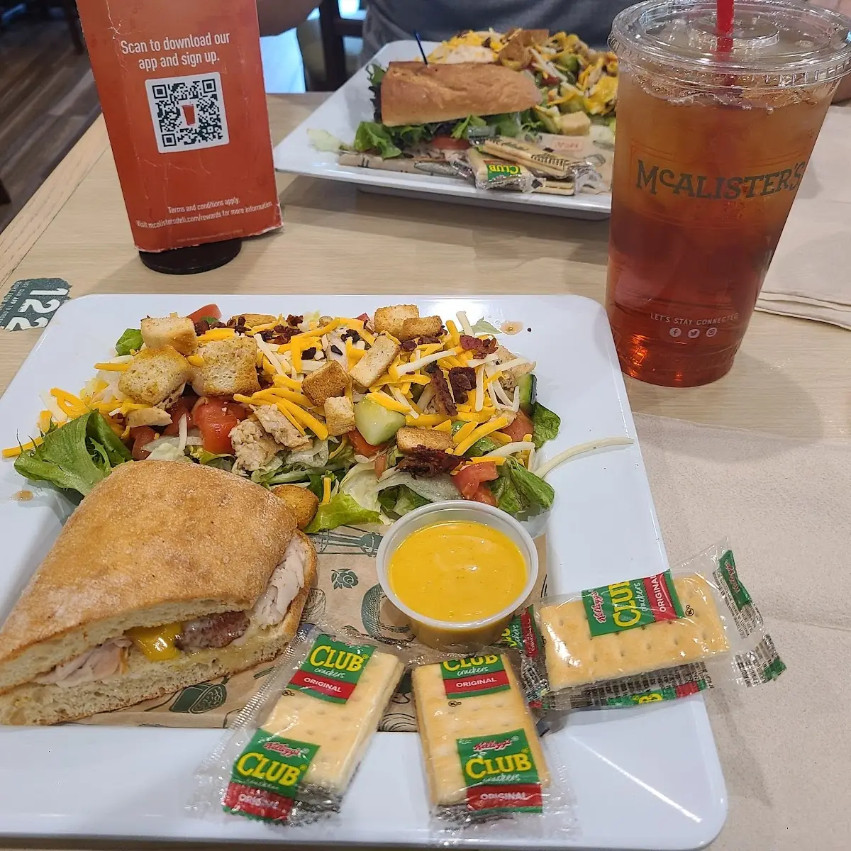 Chef Salad Smoked Turkey Sandwich