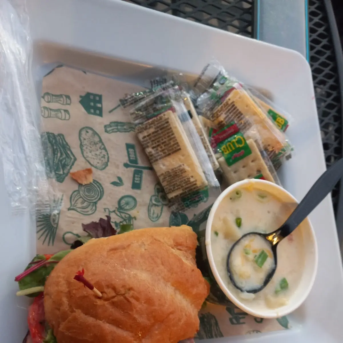 Italian Sub and Potato Soup