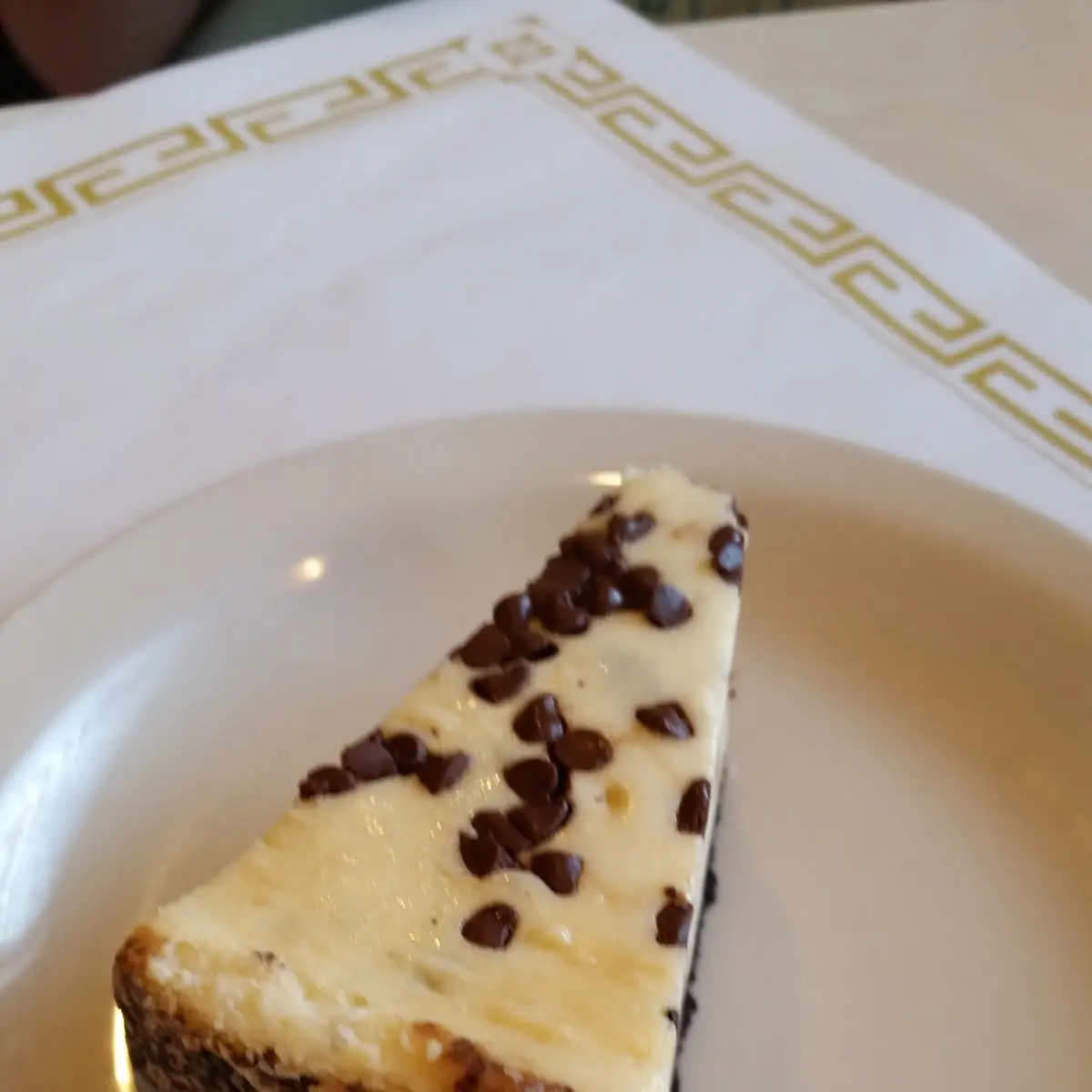 Chocolate Chip Cheesecake
