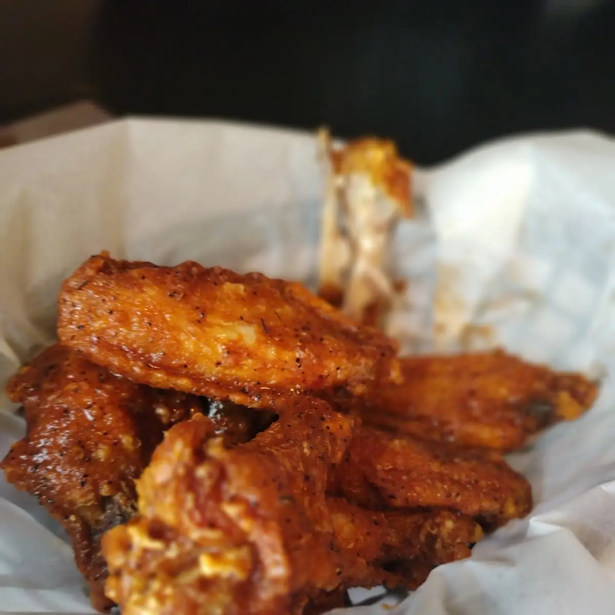 Sticky Buffalo Chicken Wings