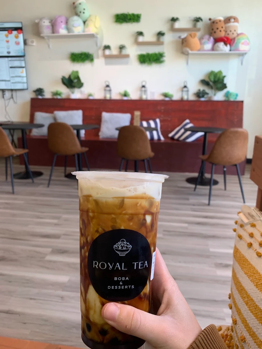 Brown Sugar Milk Tea with Oat Milk