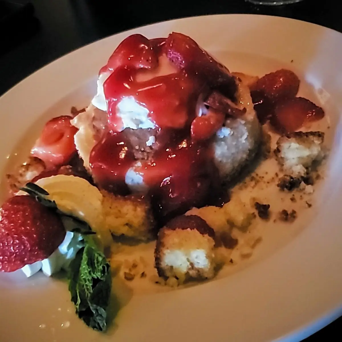 Strawberry Shortcake Cheesecake