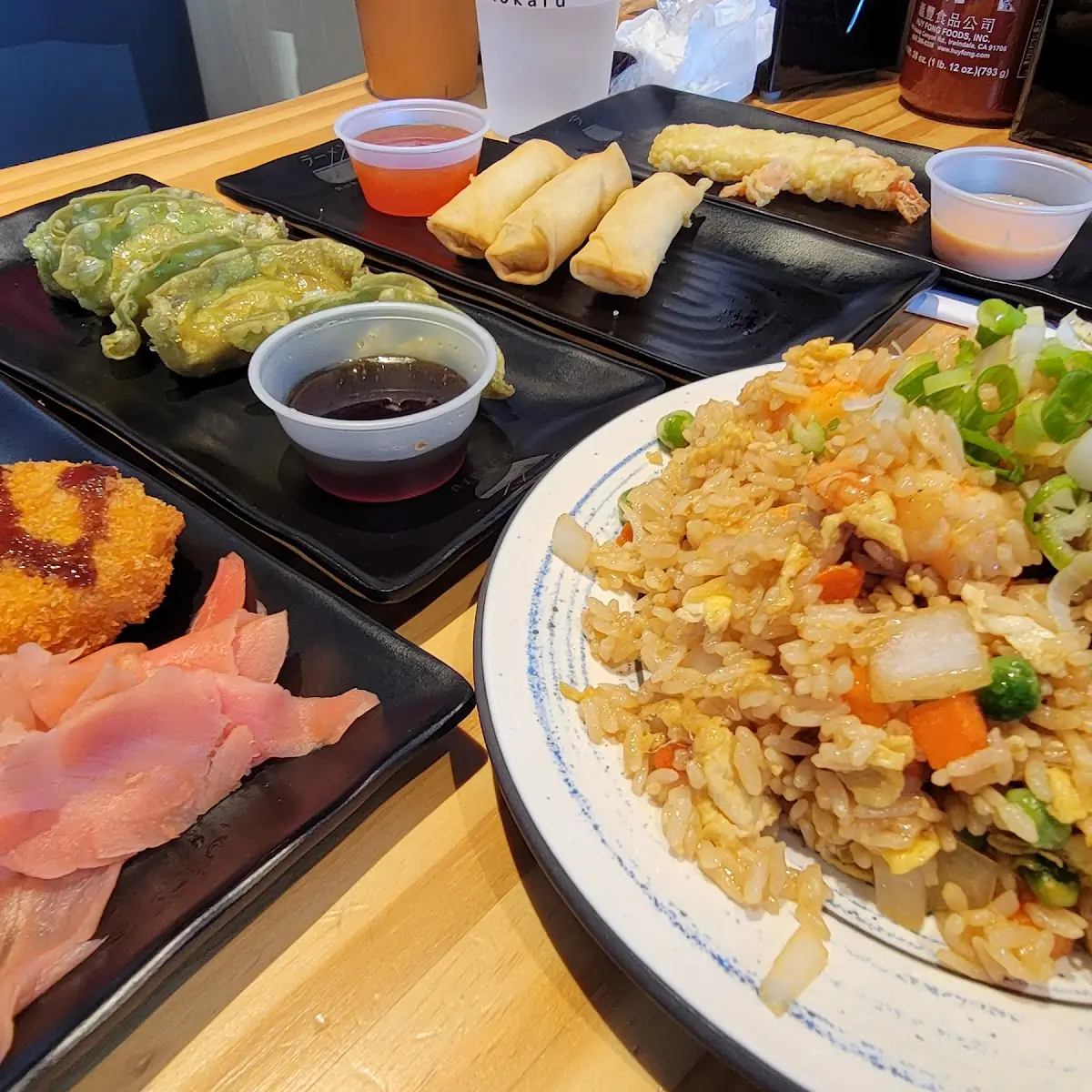 Beef Fried Rice Chicken Katsu