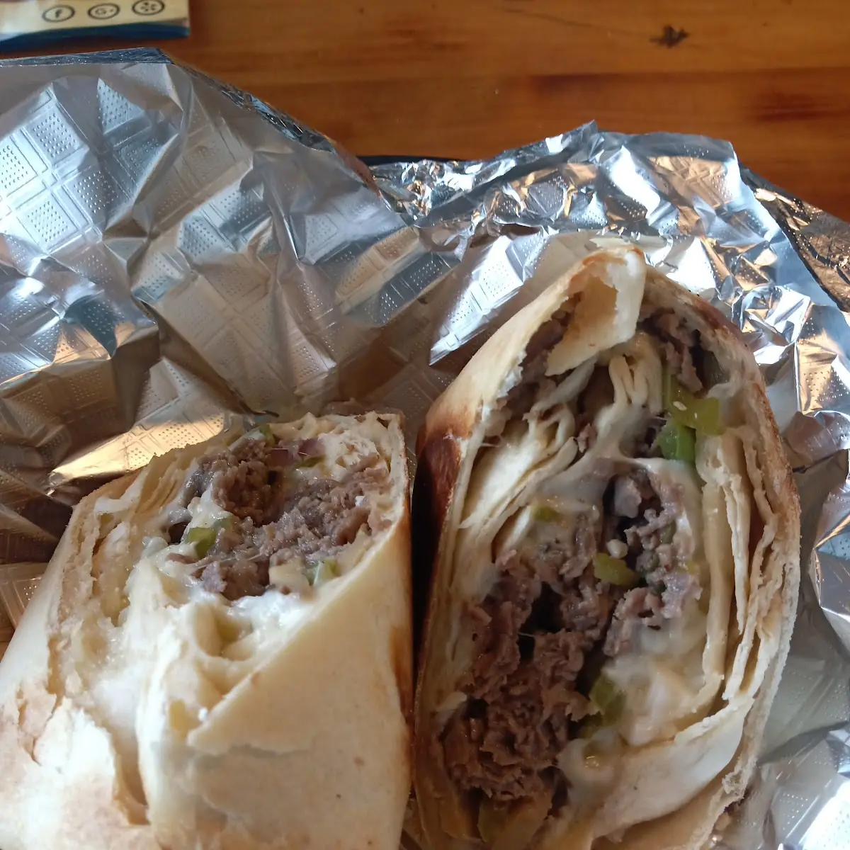 Cheese Steak Burrito