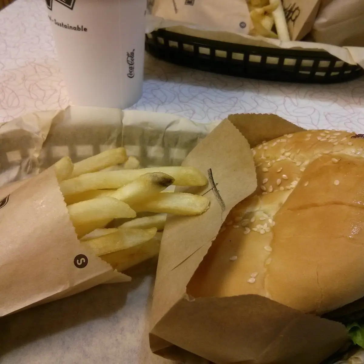 Burger and Fries