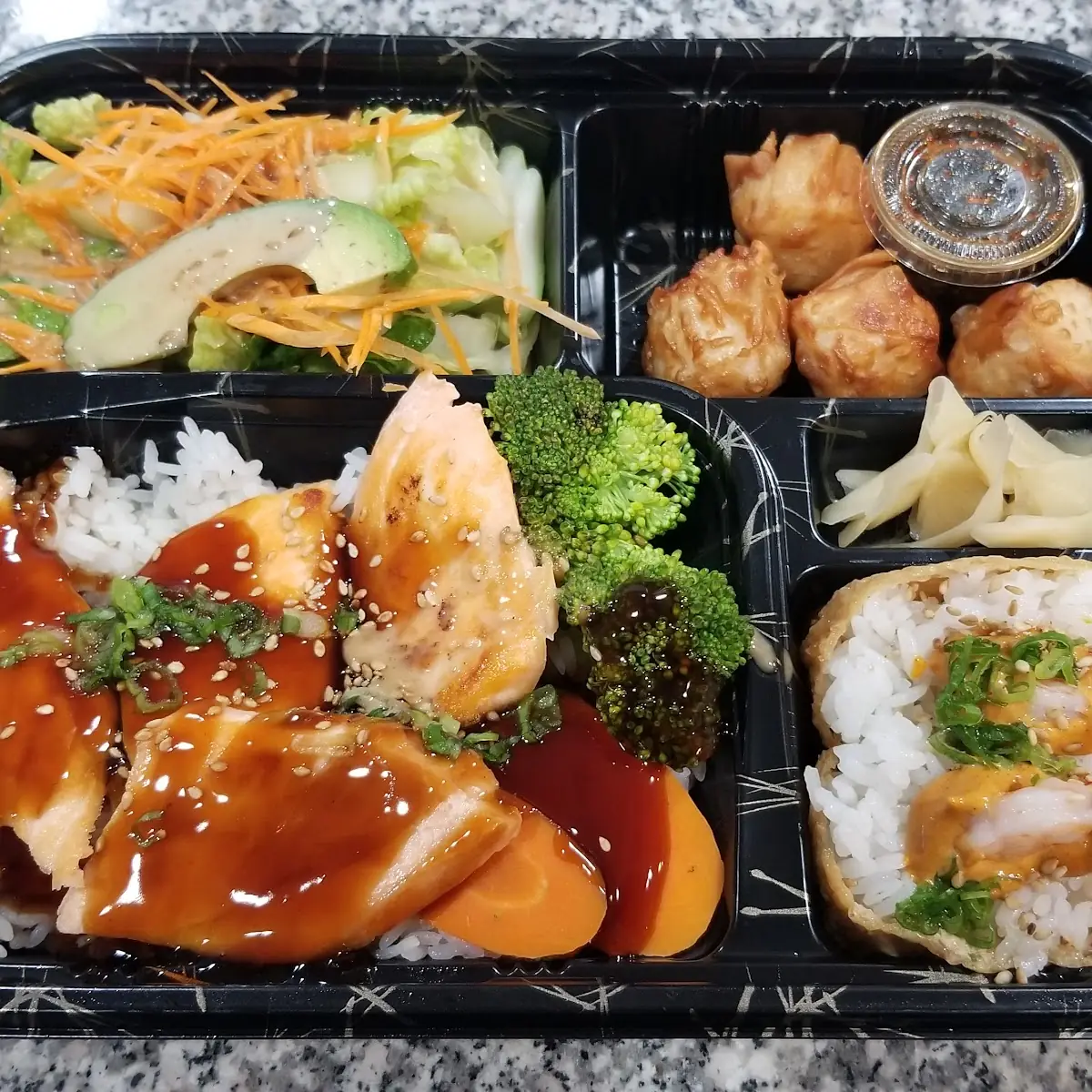 Salmon Bento Box