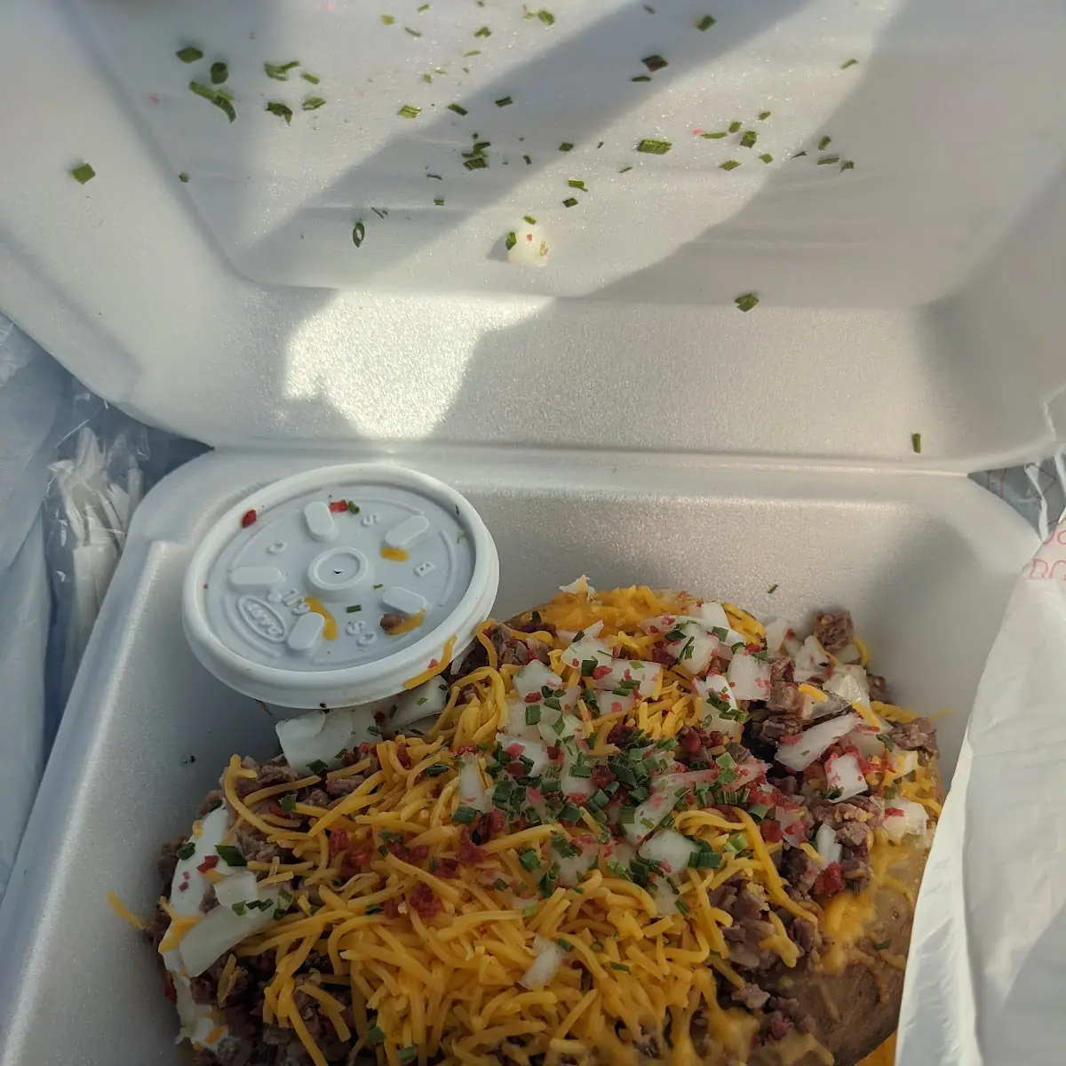 BBQ Loaded Baked Potato