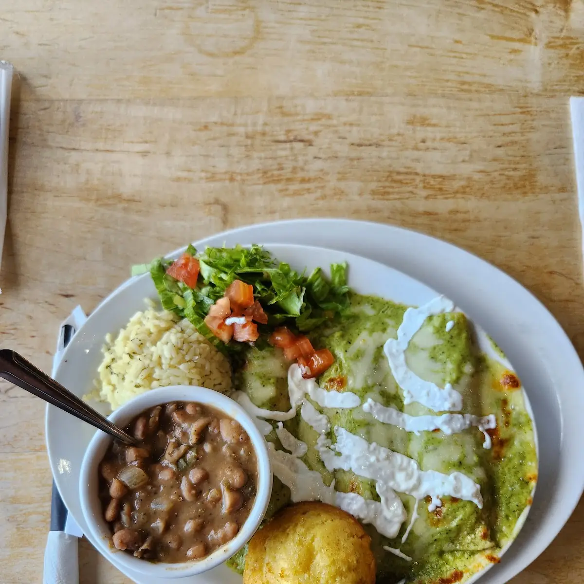 Cilantro Chicken Enchiladas