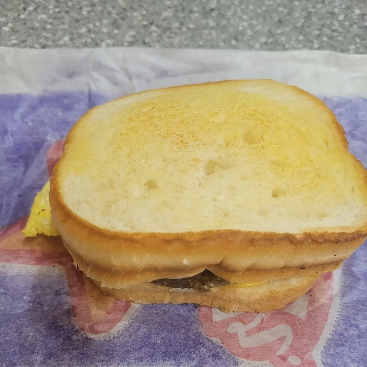 Toasted Cheese Breakfast Sandwich