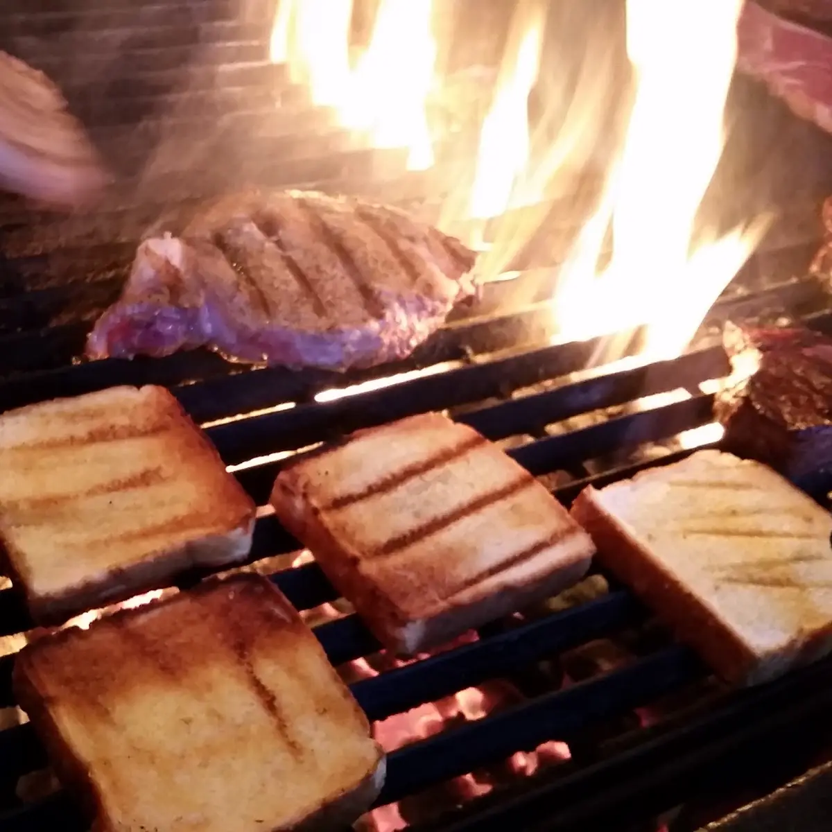 Toast and Steak